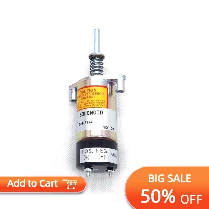 เหมาะสําหรับ CAT Excavator E330 E330b E330c Flameoutsolenoid วาล์ว 125-5774 Flameout สวิทช์อุปกรณ์เส