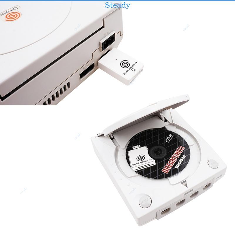 Steady สําหรับ Dreamcast SD Card Reader อะแดปเตอร์ DreamShell Boot Loader อัพเกรด SD TF Card Reader 