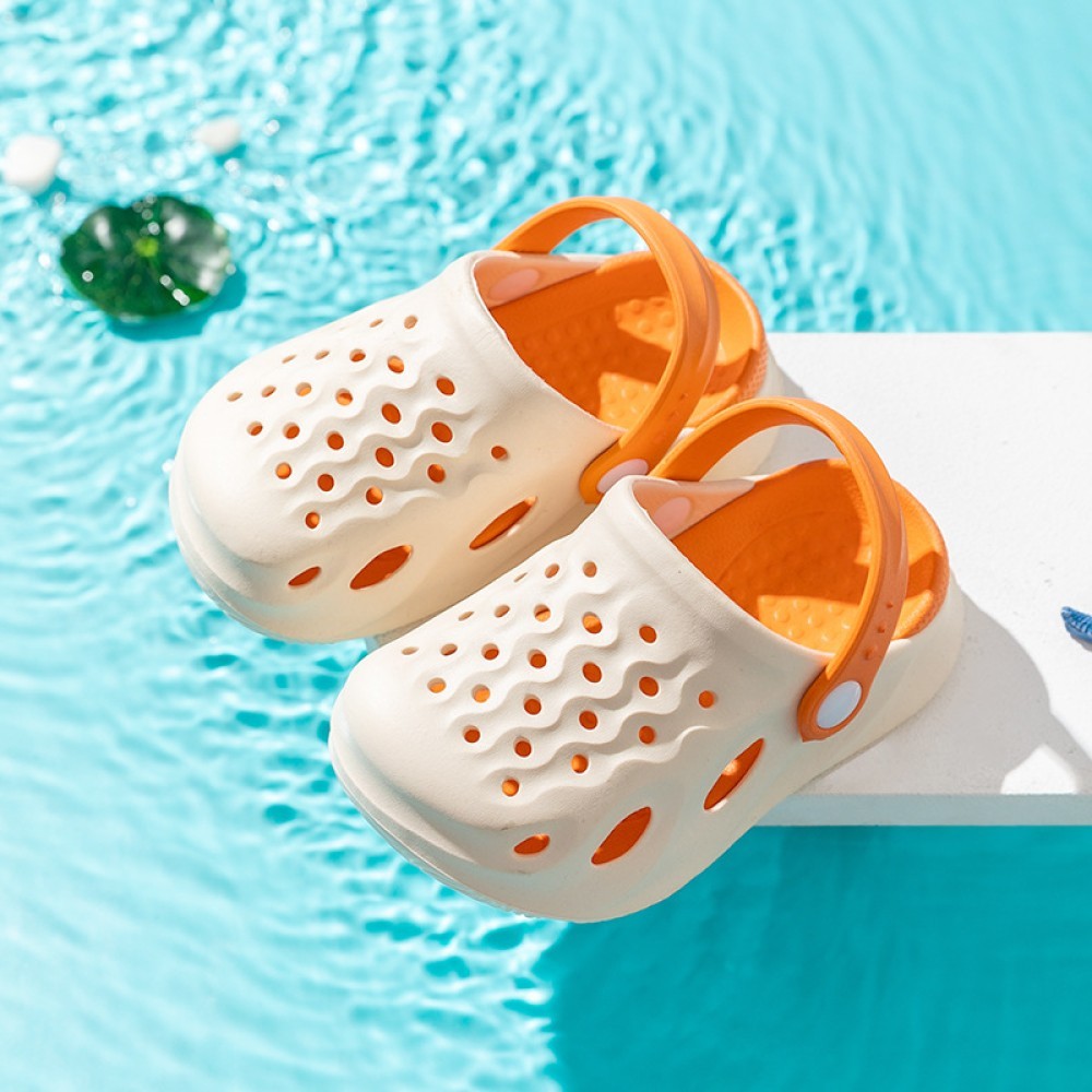 รองเท้าแตะเด็กเพื่อสุขภาพ EVA สีสันสดใส น้ำหนักเบา กันลื่น มีที่รัดเท้า งานคัดเกรดคุณภาพ ✨b_april405.th✨ - รูปที่ 5