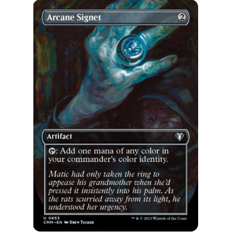 Magic the Gathering - ผู้บัญชาการ Masters - Arcane Signet (ไร้ขอบ)
