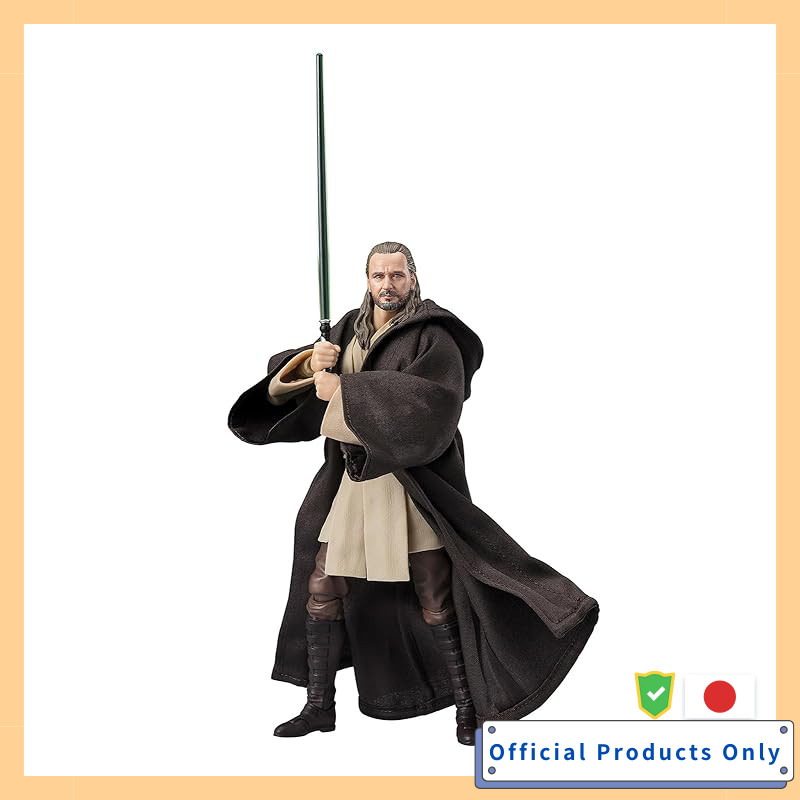 TAMASHII NATIONS S.H. Figuarts Qui-Gon Jinn (STAR WARS: The Phantom Menace) PVC & ABS & Fabric Painted Action Figure