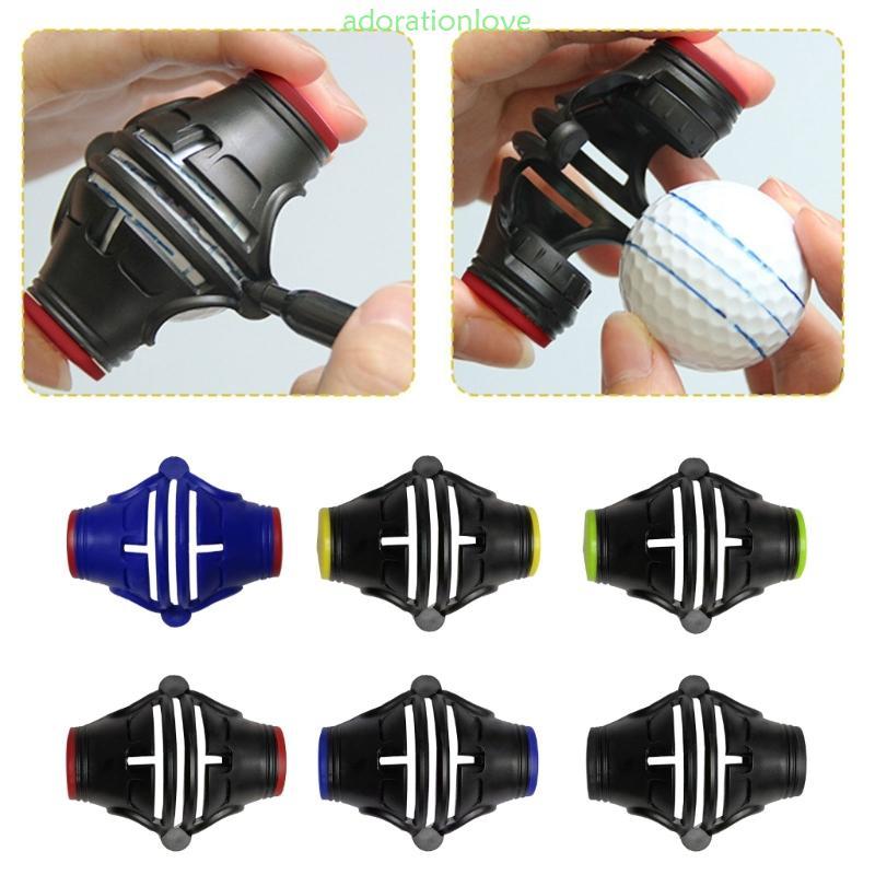 Ador Golf Line Marker Golf Marker ลายฉลุ Triple 3-Line Golf Marker