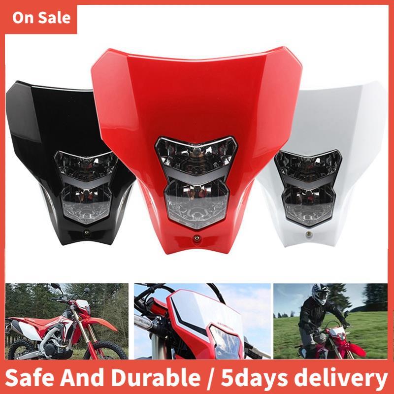 สําหรับ CRF450L CRF450XR CRF 450L 450XR 450 L XR Off-Road ไฟหน้ารถจักรยานยนต์ Ghost Face Mask พร้อมฮ