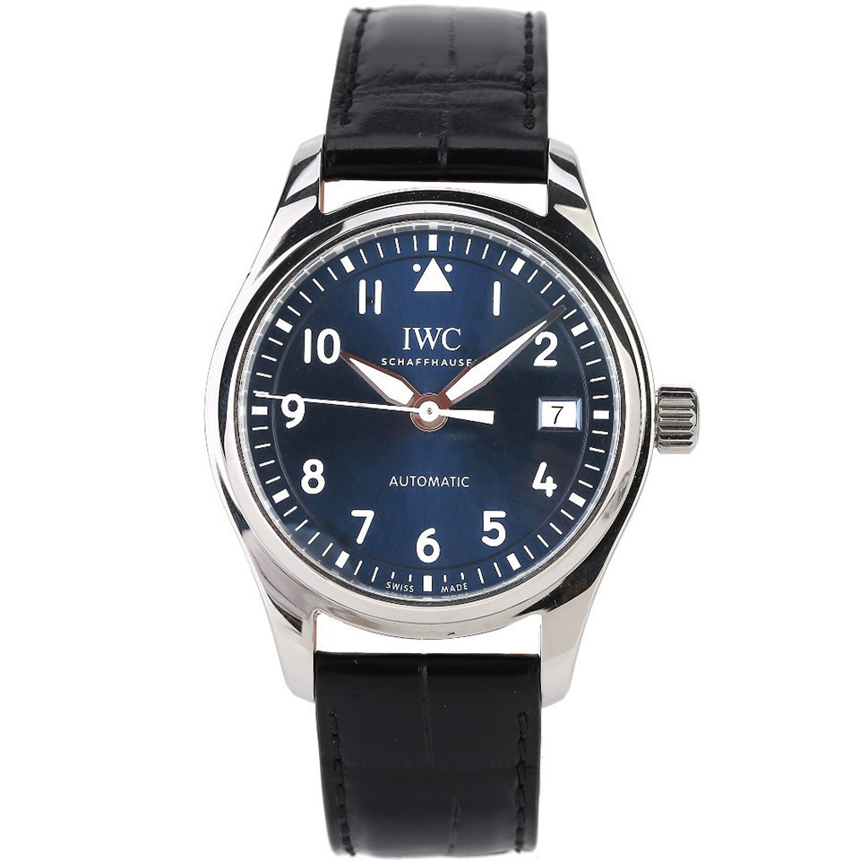 IWC IWC IWC Pilot Series Stainless Steel Blue Disc Automatic Mechanical Mens Watch IW324008