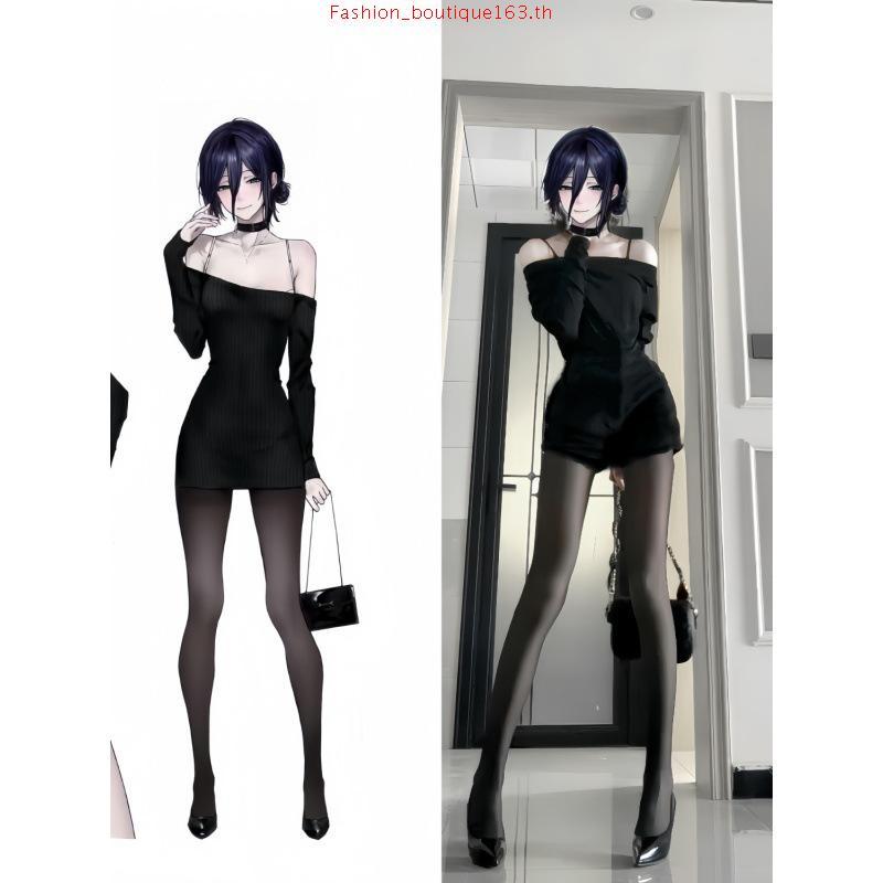 Reze cosplay Reze dress Chainsaw man cosplay Reze bodycon skirt