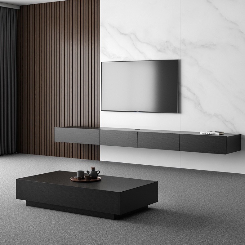 Light Luxury TV Cabinet / Living Room Wall Mounted TV Cabinet ( LOWER Cabinet ) / Kabinet Tv Dinding