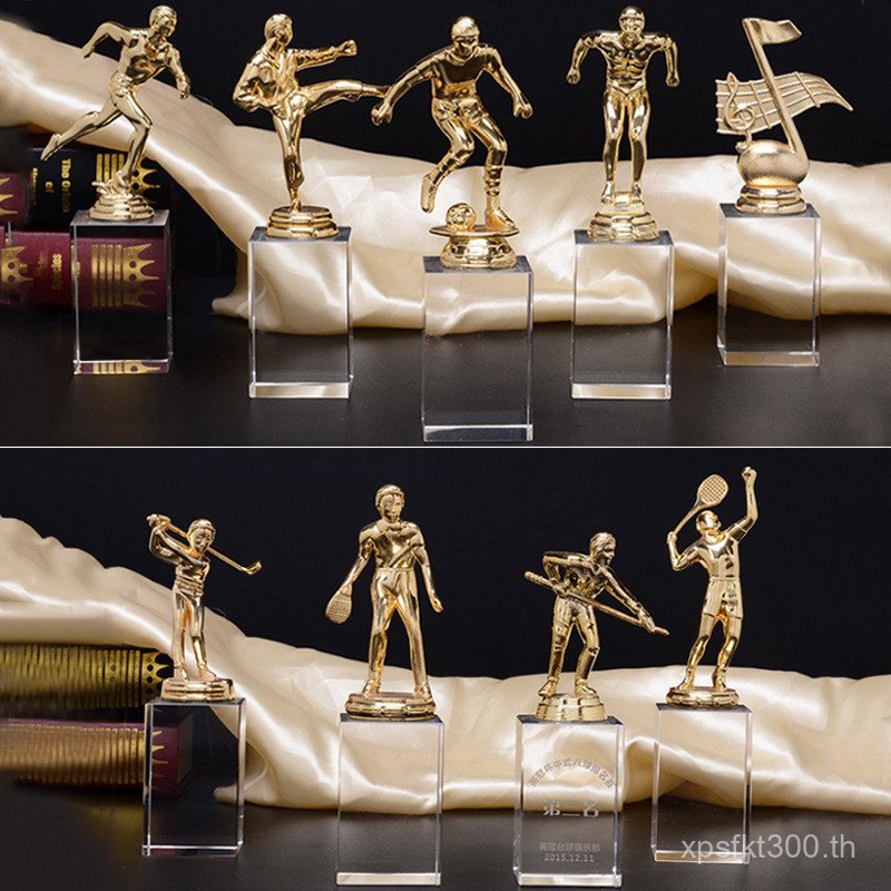 โรงงานโลหะOscar Crafts Trophyของขวัญของที่ระลึกโลหะLittle Golden Man Series Crystal Enterprise MUZQ