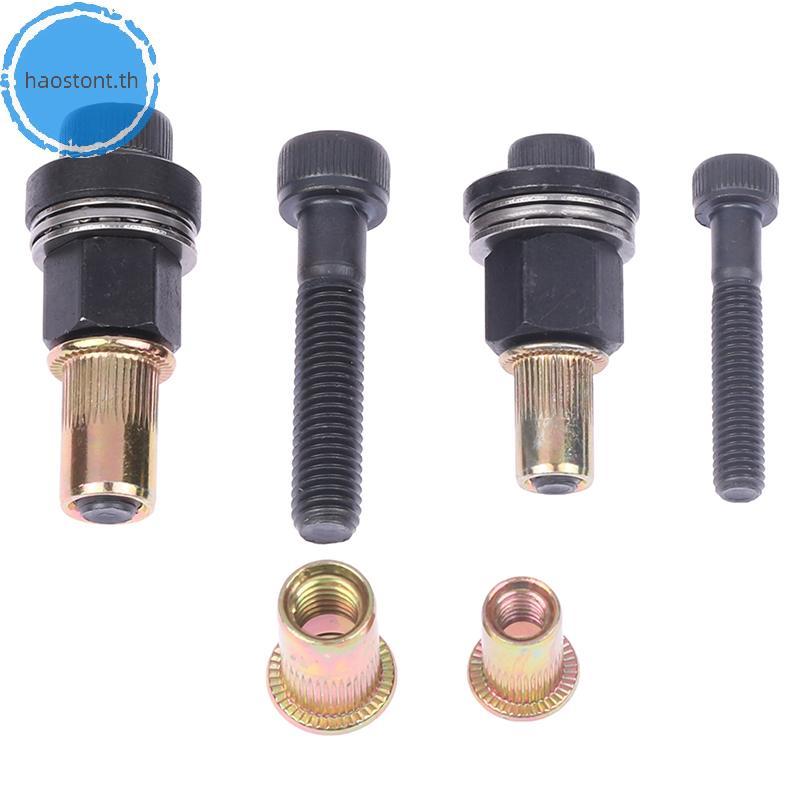 Hastont M6 M8 Rivet Nut s คู่มือ Riveter คอลัมน์สแตนเลสหกเหลี่ยมถั่ว AM6SS AM8SS DIY เจาะ Rivet ด้าน