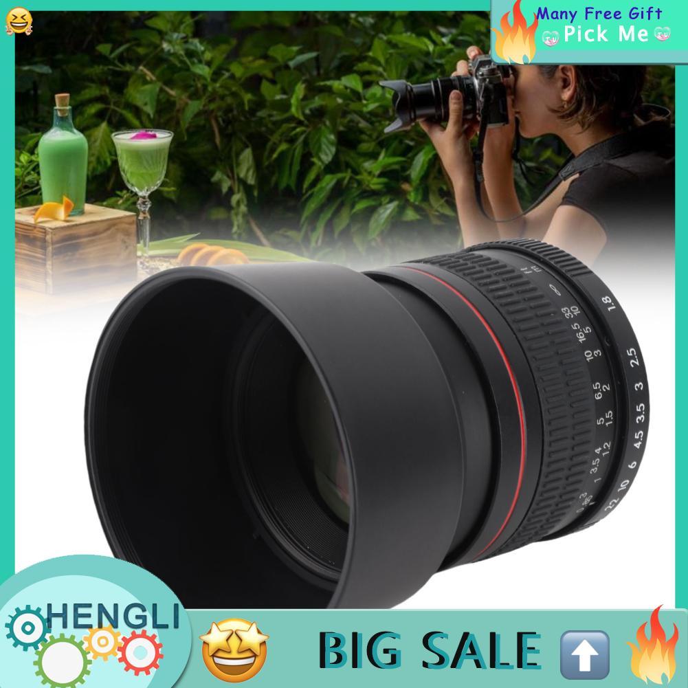 Hengli Hengli 85 มม.F1.8 รูรับแสงขนาดใหญ่ Full Frame Manual Focus Portrait PRIME เลนส์สำหรับ D810 D8