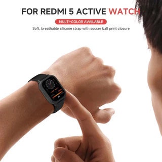 กรณีสายรัด for Redmi Watch 5 Active สายรัดข้อมือป้องกันหน้าจอยาง for Smartwatch Xiaomi Redmi Watch 5 Lite