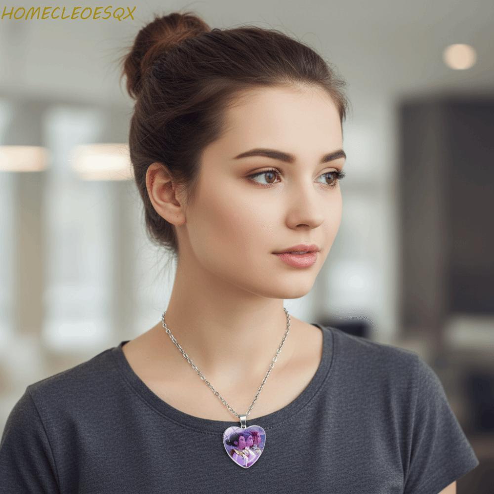 สร้อยคอมินิเนียนโคสเพลย์จากอนิเมะ HoM Cleo QX สไตล์ไอดอล พร้อมหัวใจพีชสดใส