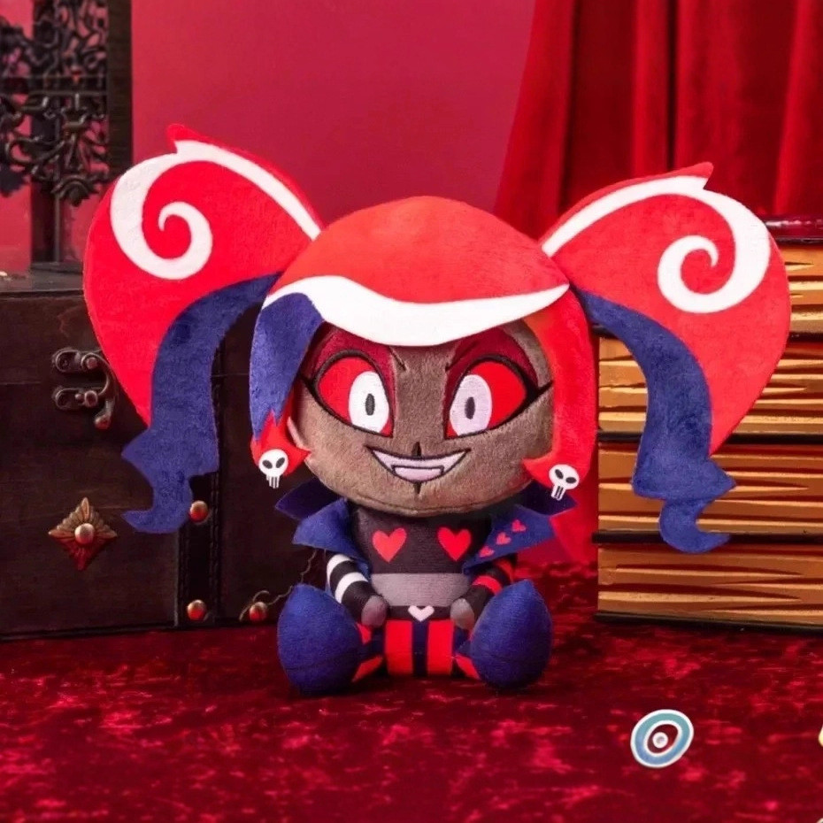 Hazbin Hotel Velvet Seated Plush Toy Hell Hotel Series ตุ๊กตาตุ๊กตา yy2512.13