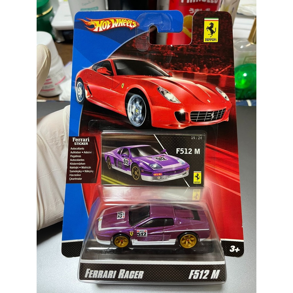 Hot Wheels Ferrari 60th Anniversary F512M Purple Board Card Intact, Car Perfect Refreshing SF จัดส่ง