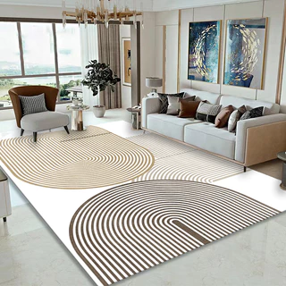 【พร้อมส่งในไทย】พรมโมเดิร์น มินิมอล อบอุ่น 3.5ฟุต 5/6ฟุต 8/10ฟุต carpet พรมปูพื้นใหญ่ห้องนอน ห้องนั่งเล่น ทนทาน COD