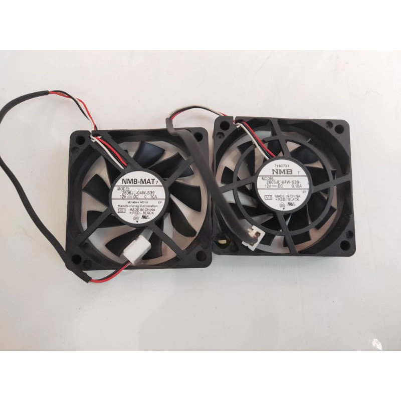 Original NMB 2606JL-04W-S39/S30 12V 0.10A พัดลมระบายความร้อนตู้เย็น 3 สาย