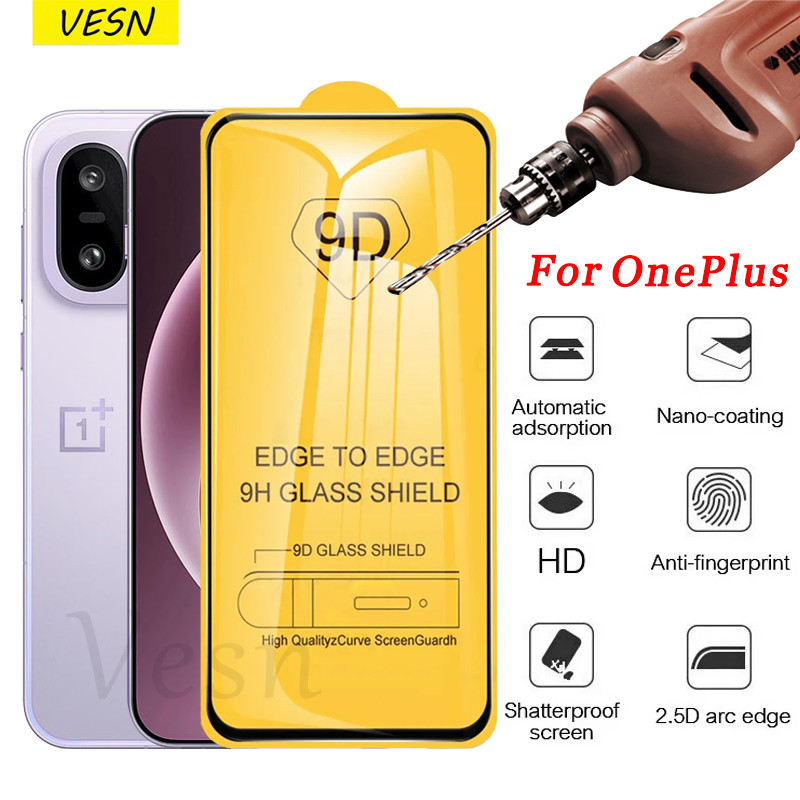 ฟิล์มกระจก แบบเต็มจอ 9D ทุกรุ่น OnePlus 15 13R 10R 10T 9 8T ACE 6 6T Nord CE 5 Ultra 4 3 3V 2 Lite 2