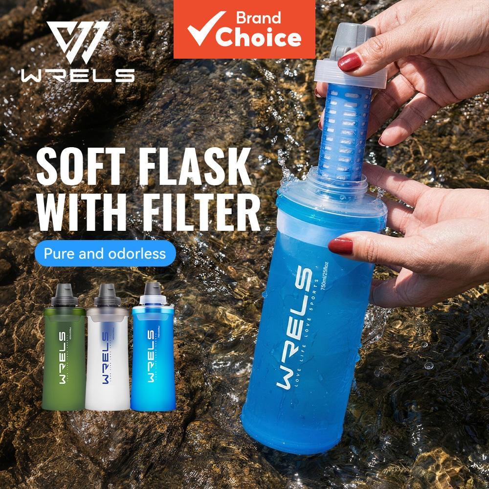 Wrels Sh26 Soft Flask พร้อมกรองน้ํากลางแจ้งควรกรองขวดพร้อมท์