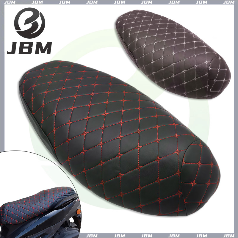 JBM ที่หุ้มเบาะรถจักรยานยนต์ หนัง PU ระบายอากาศ ยืดหยุ่น กันน้ำ สำหรับ PCX/Wave110i/Scooby ติดตั้งง่าย
