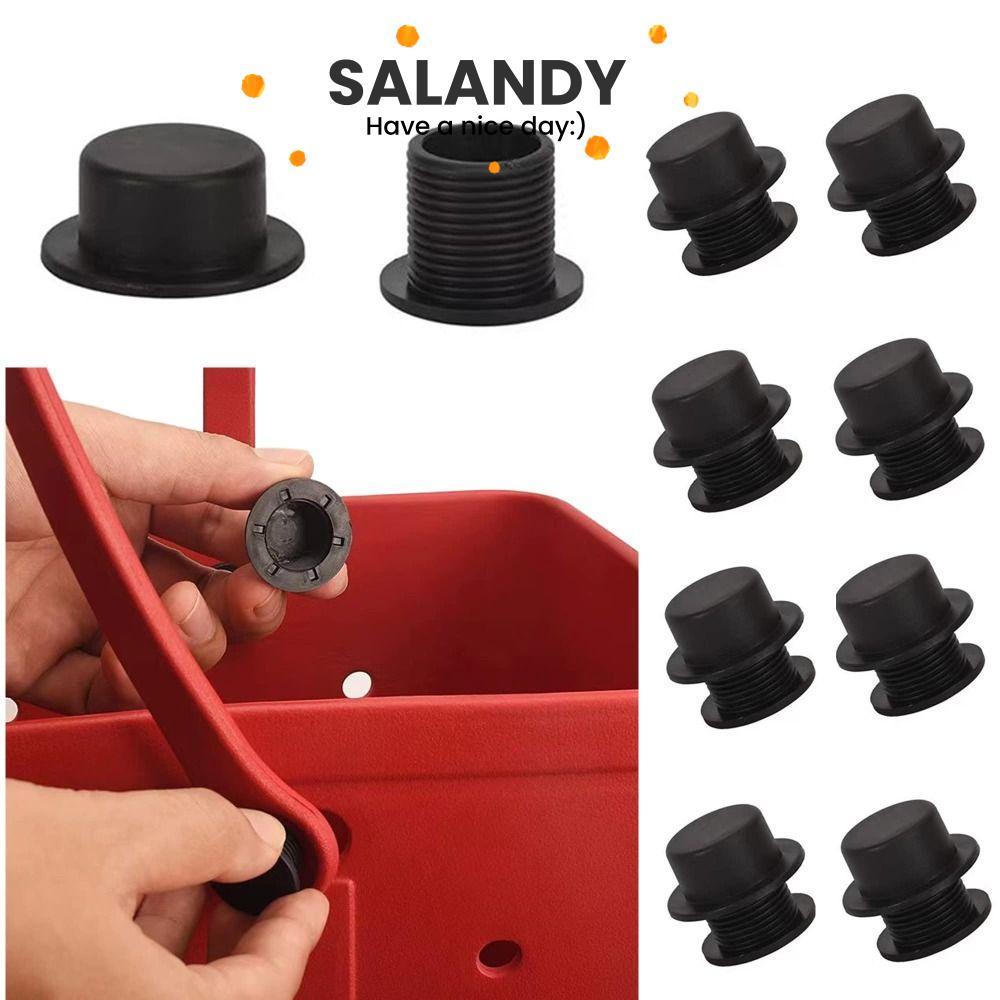 SALANDY 4PCS กระเป๋าชายหาดอุปกรณ์เสริม,สกรู Rivets เปลี่ยนสกรู Caps สําหรับ Bogg กระเป๋า,ยางกระเป๋า DIY จับสายรัดอุปกรณ์เสริมซ่อมปุ่ม Rivet หัวเข็มขัด