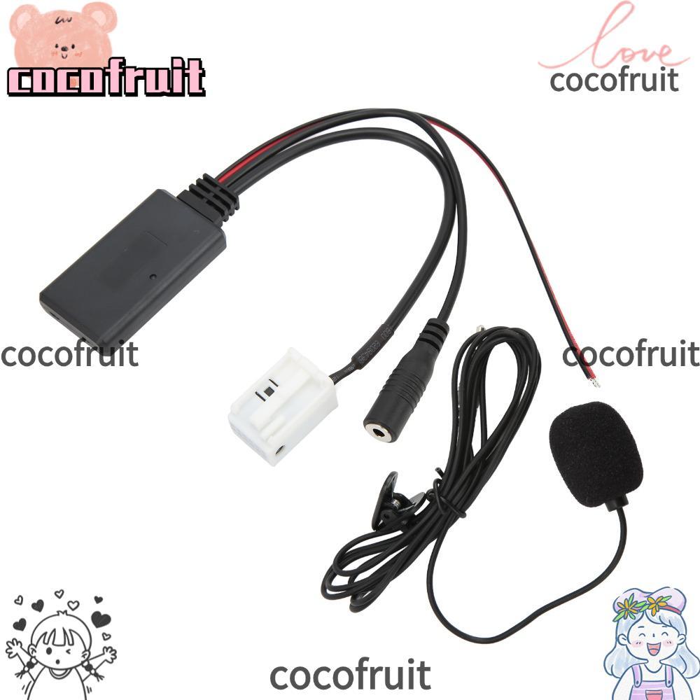 COCOFRUIT โมดูลบลูทูธ 5.0, อะแดปเตอร์บลูทูธ 12pin ปลั๊ก AUX ในสาย,เปลี่ยนบลูทูธ 5.0 AUX ในอะแดปเตอร์