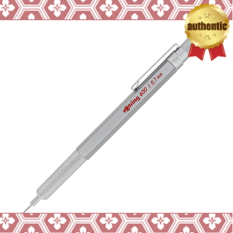 Rotring Mechanical Pencil Rotring 600 0.7mm Silver 1904-444 [Authorized Japanese Product]