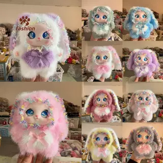 [Fas-t] Lovable Rabbit Ear Plush Pendant Toy Keychain Kids Bapa Accessories
