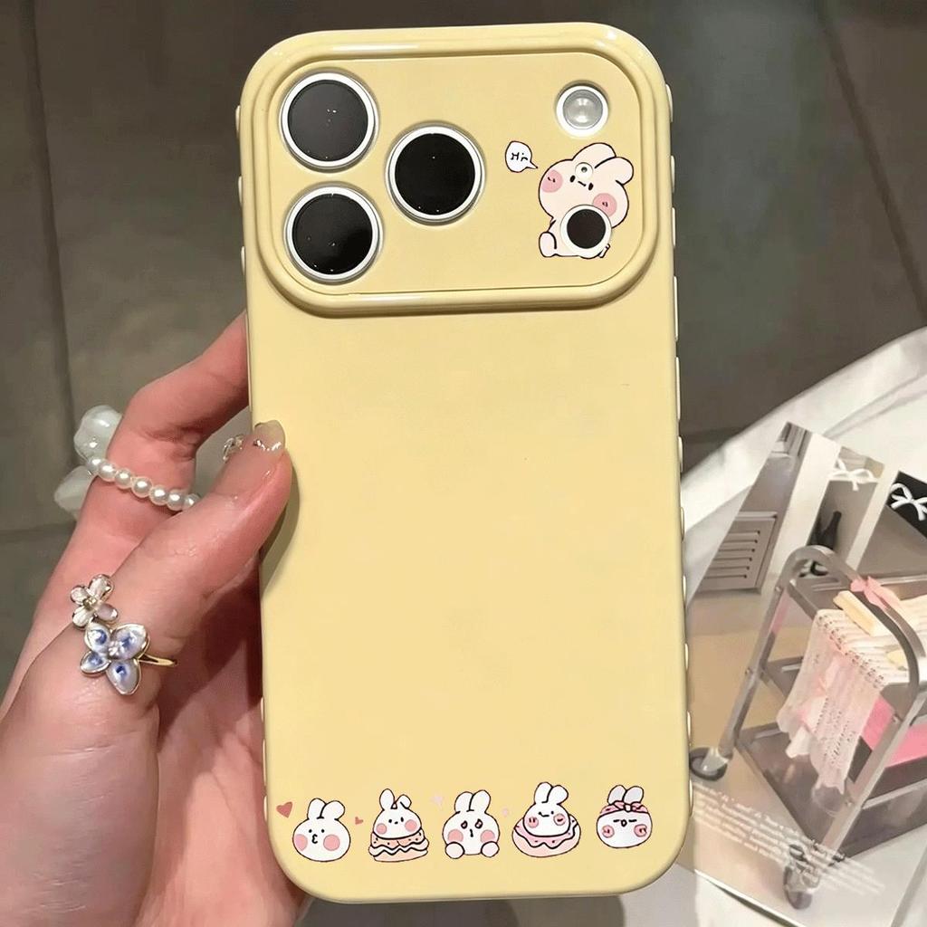 Bunny สําหรับ iPhone 1715 Case 16P ใหม่ 1413 Soft Case 16 น่ารัก XR
