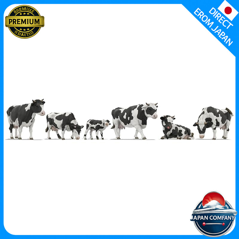 Rokuhan Z Gauge 1/220 Scale Miniature Figure Dairy Cow S207 Diorama Supplies