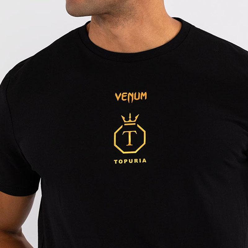 UFC Topuria เสื้อยืดคอกลมผู้ชาย Fitness Training Running Cotton Short Sleeve