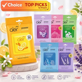 10g Godrej Aer Pocket Air Freshener – Compact Bathroom Deodorizer, Long-Lasting Fragrance