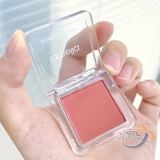 【1แถม1】4 เฉดสี พาเลทบลัชออน เนื้อแมท กันน้ำ ไม่จางหาย สไตล์เกาหลี ผง ธรรมชาติ