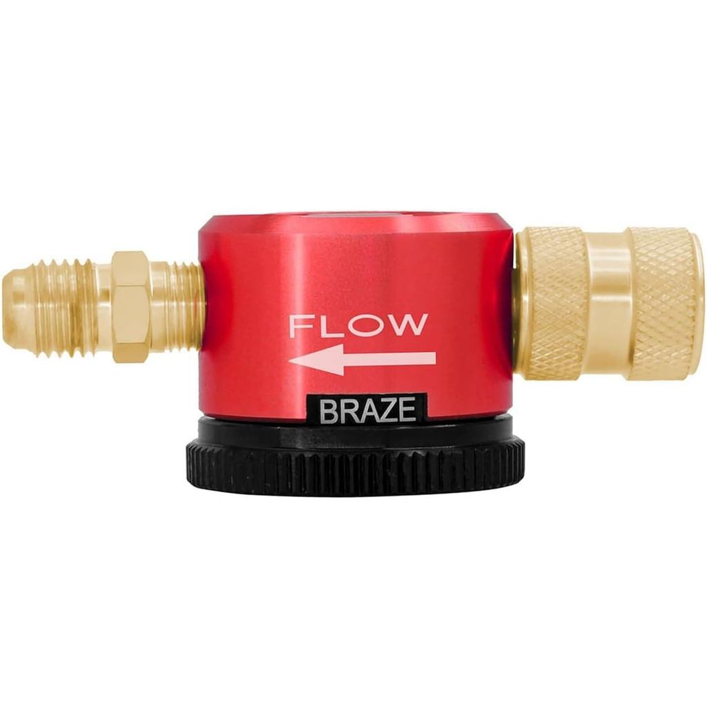 เครื่องมือ Purge ไนโตรเจนเชื่อมต่ออย่างรวดเร็วอุปกรณ์ HVAC 1/4 นิ้วตัวควบคุมการประสานเสียงสําหรับระบ