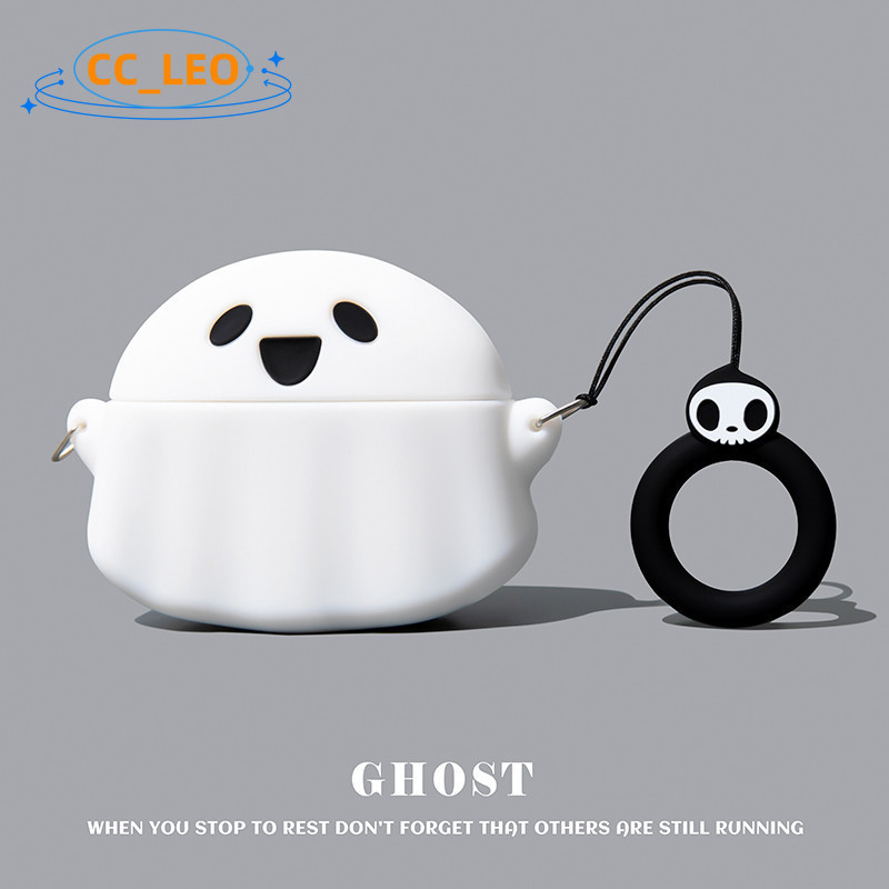 for Anker Soundcore R60i NC Case 3D Cute Robot Ghost Cartoon Vaseline Soundcore R60i NC Clear TPU Soft Case Suitable for Soundcore P31i Protective Cover - รูปที่ 4