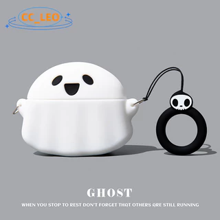 for Anker Soundcore R60i NC Case 3D Cute Robot Ghost Cartoon Vaseline Soundcore R60i NC Clear TPU Soft Case Suitable for Soundcore P31i Protective Cover