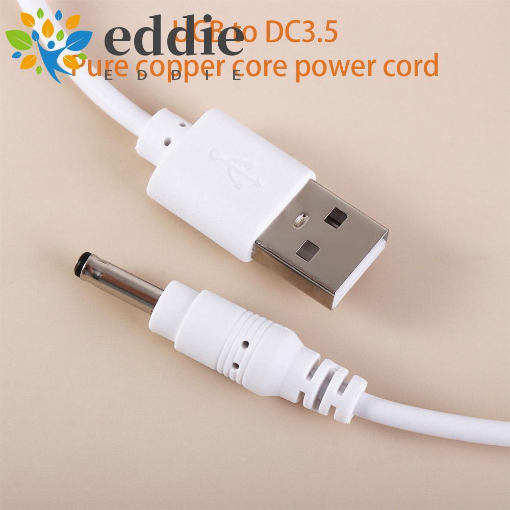 EDIE Usb To Dc 3.5 มม.สายเคเบิลวงกลมอะแดปเตอร์มินิลําโพงสายชาร์จ USB 3.5*1.35 มม.ปลั๊กไฟ Dc Usb To D