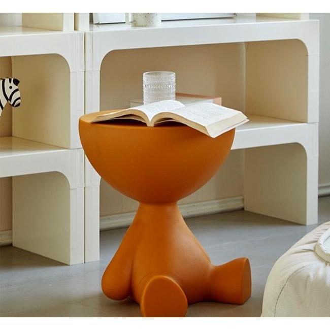 Yifeng Home โต๊ะข้างโซฟา น่ารัก ท๊อปเปิดปิดได้ มีที่เก็บของ วัสดุพลาสติก รุ่น 2025