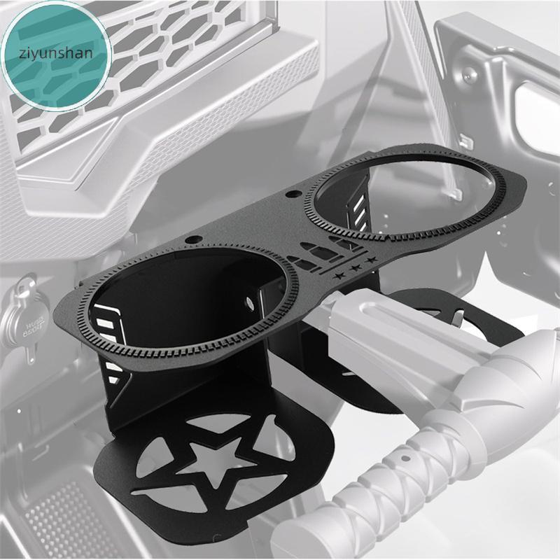 Ziyunshan Grab Bar ที่วางแก้ว - เข้ากันได้กับ Polaris RZR 1000/800/570/200 - เหมาะกับขวดใหญ่ 18-40oz