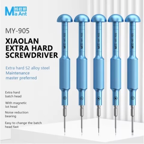 MAANT MY-905 ชุดไขควง 5-in-1 Xiaolan S2 Alloy Steel 2D สำหรับซ่อมโทรศัพท์มือถือ