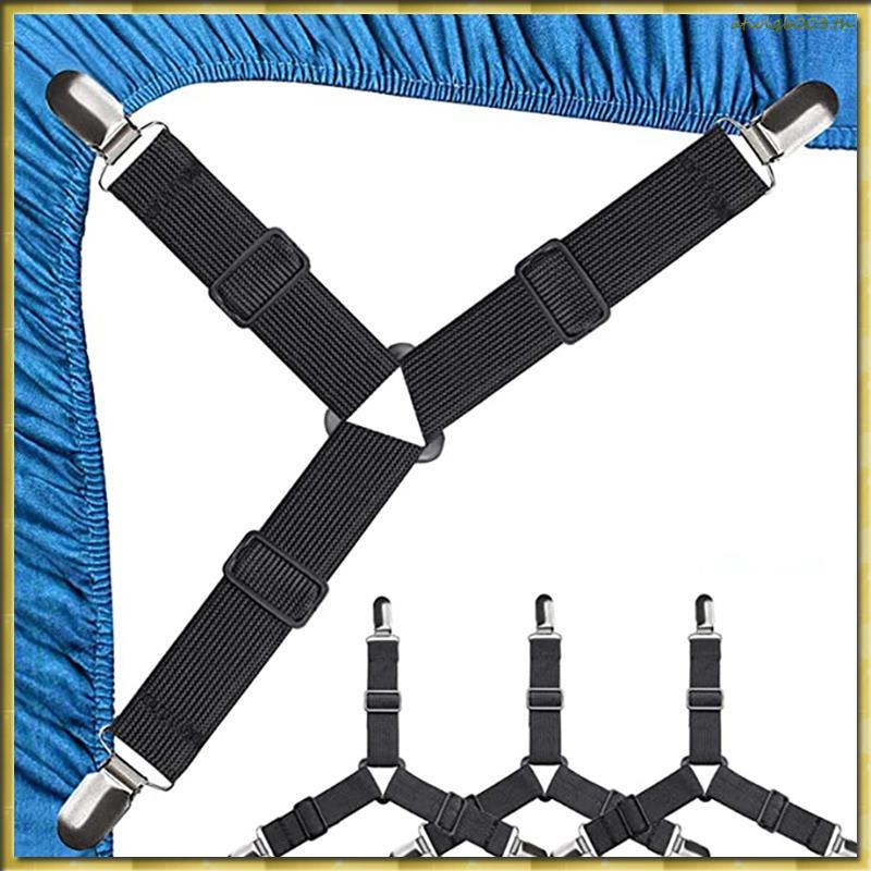 [HD] Bed Scrunchie Bed Sheet Straps Grip Nonslip Bed Sheet Straps เครื่องนอน