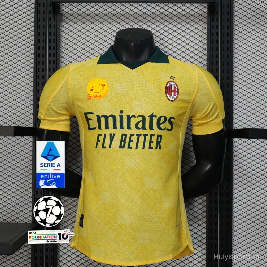 25/26 ACMilan เสื้อแข่งนักเตะรุ่นเยือนที่สอง S-4XL