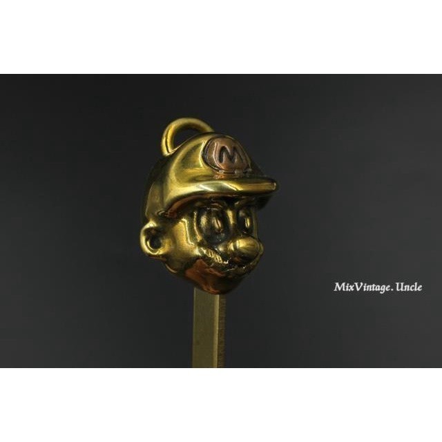 Guangyang Yamaha Sanyang อุปกรณ์มอเตอร์ไซค์ MIX Handmade ทองเหลืองลุง Mario หัวกุญแจการปรับเปลี่ยนรถ