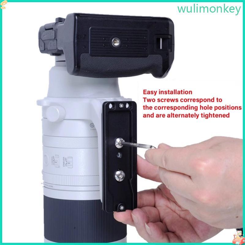 WU แผ่นปลดเร็วกลึงที่แม่นยําสําหรับเลนส์ RF 200-800 มม. รองรับ Arca