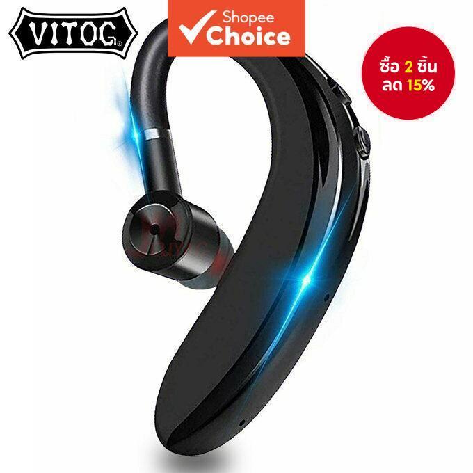 Vitog หูฟังไร้สาย OWS หูฟังบลูทูธ Noice Cancelling ชุดหูฟัง HD MIC แฮนด์ฟรีธุรกิจไดร์เวอร์