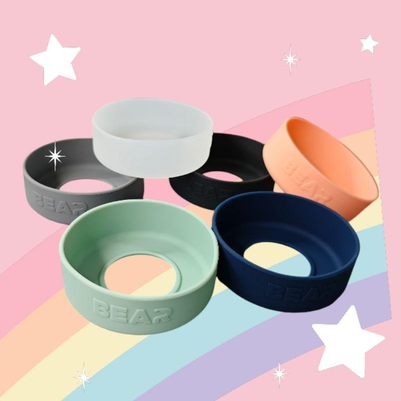 CODของแท้ R Rubber Glass Coaster แก้วหมี ขนาด 7.1-7.5 ซม. หนา 2.5 มิล