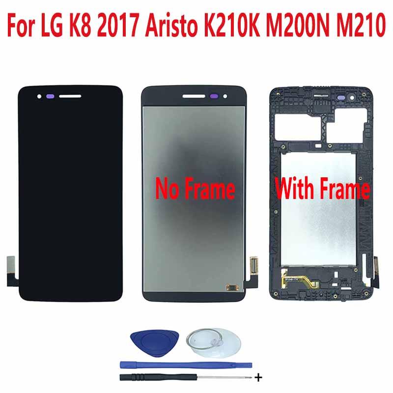 สําหรับ LG K8 2017 Aristo K210K X300 M200N M210 MS210 US215 จอแสดงผล LCD Touch Screen Digitizer Asse