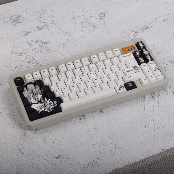 keycap sa keycap Womier Sakura Raven Keycap เหมาะสําหรับ wooting60he Tarantula Mechanical คีย์บอร์ดไ