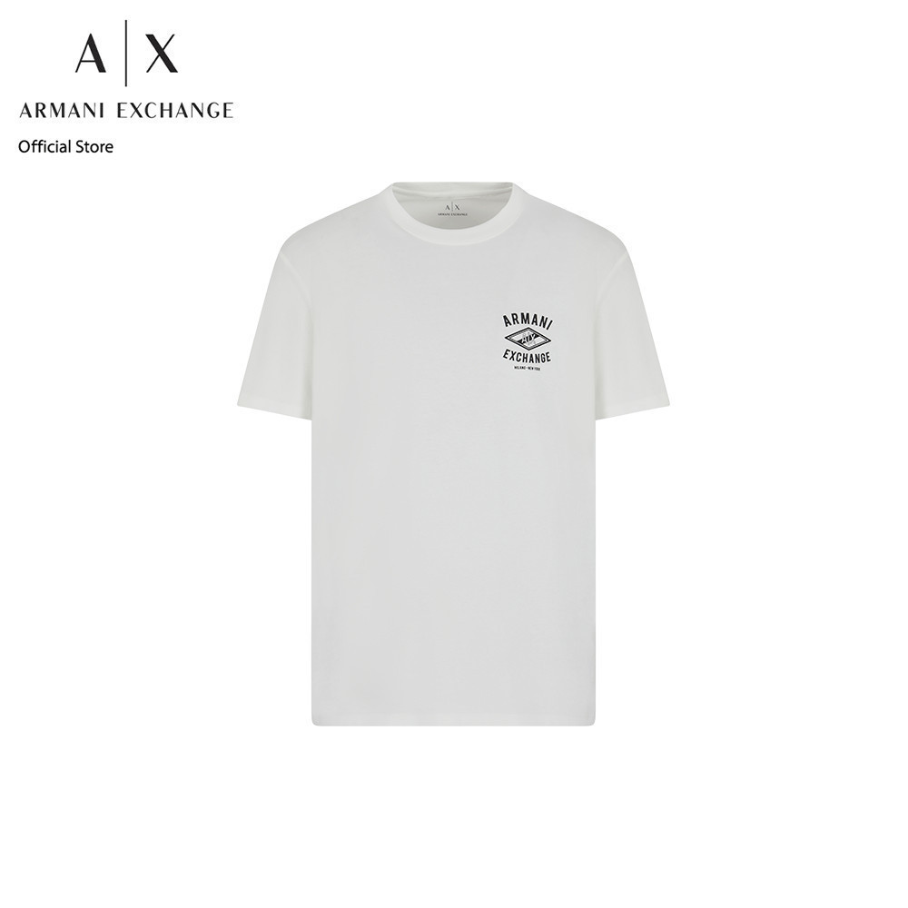 Armani Exchange เสื้อยืดผู้ชาย รุ่น XM000550-AF10362-U0009 - สีออฟไวท์
