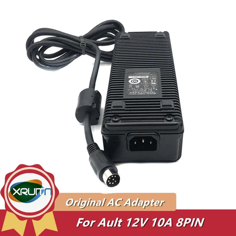 ใช้ Original MW122KA1223F52 12V 10A 8-Pin AC Adapter Charger สําหรับ Mindray M5 M7 Ault Medical Powe