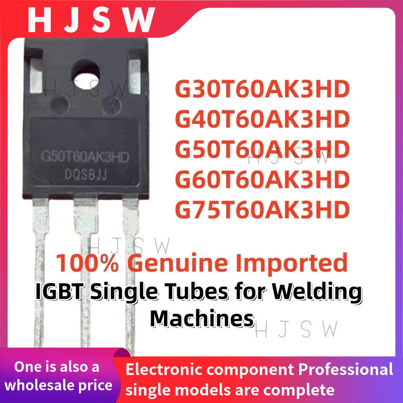 5PCS G30T60AK3HD G40T60AK3HD G50T60AK3HD G60T60AK3HD G75T60AK3HD TO-247 Field Effect ทรานซิสเตอร์