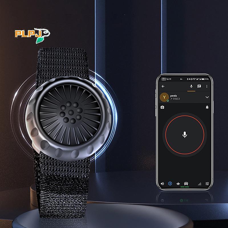 PLPJ ไร้สาย PTT ปุ่ม 5.0 IP67 กันน้ําไร้สาย PTT ปุ่มสําหรับ Zello สําหรับ IOS สําหรับ Android PTT ปุ